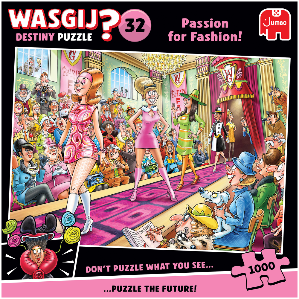 Wasgij Destiny 32 Passion for Fashion jigsaw puzzle box front