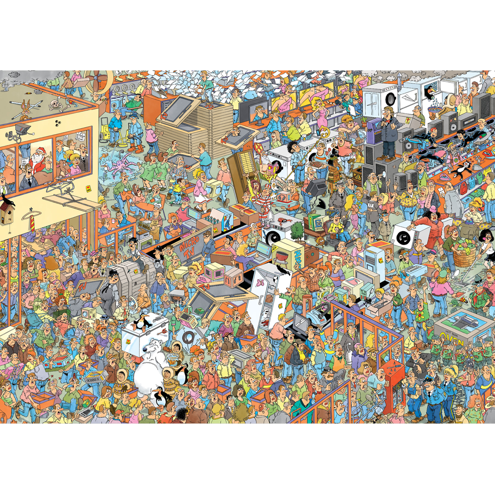 Black Friday Jan van Haasteren jigsaw puzzle artwork