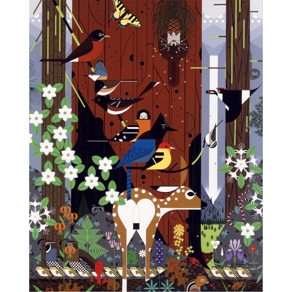 Charley Harper: The Sierra Range