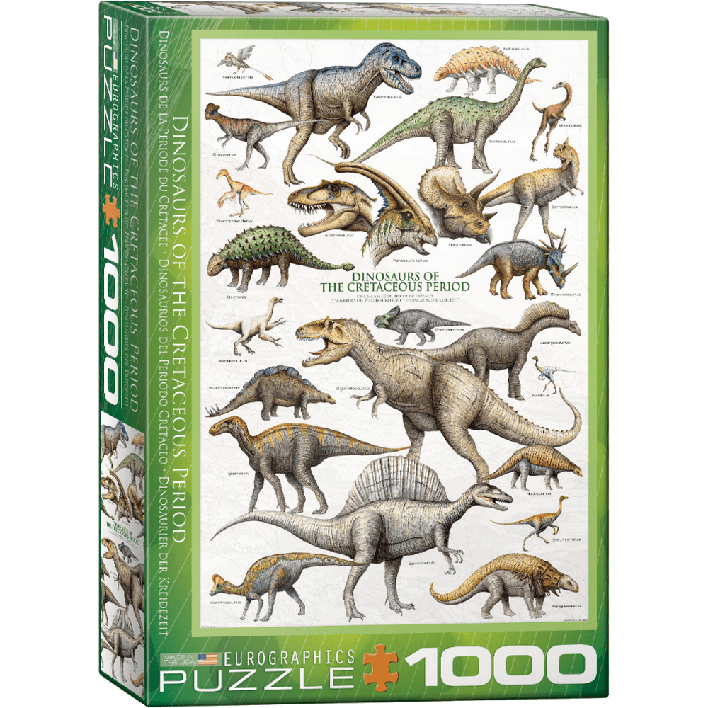 Dinosaurs of the Cretaceous Period jigsaw puzzle box