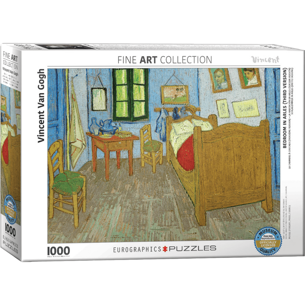 Van Gogh: Bedroom in Arles jigsaw puzzle box