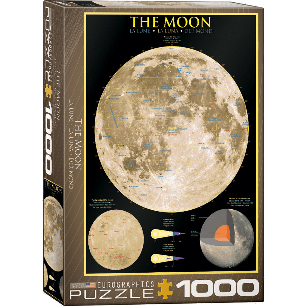 The Moon jigsaw puzzle box