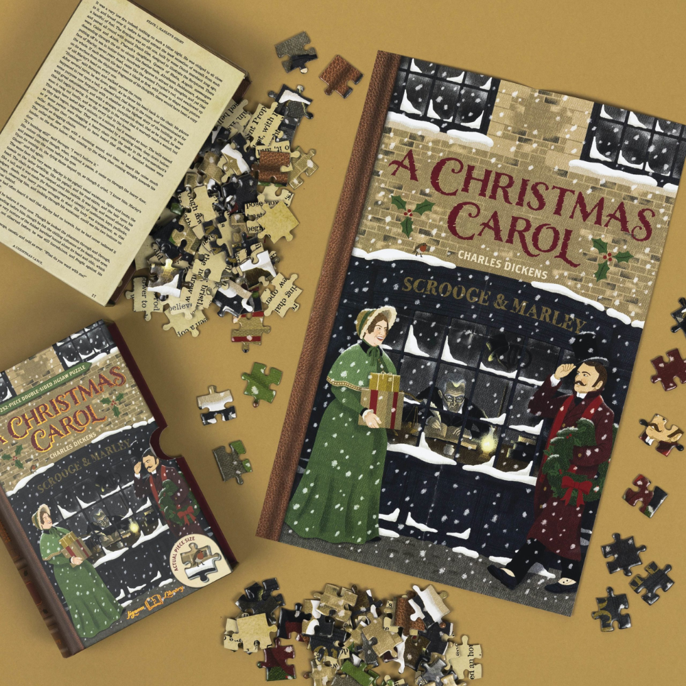 A Christmas Carol Jigsaw Library