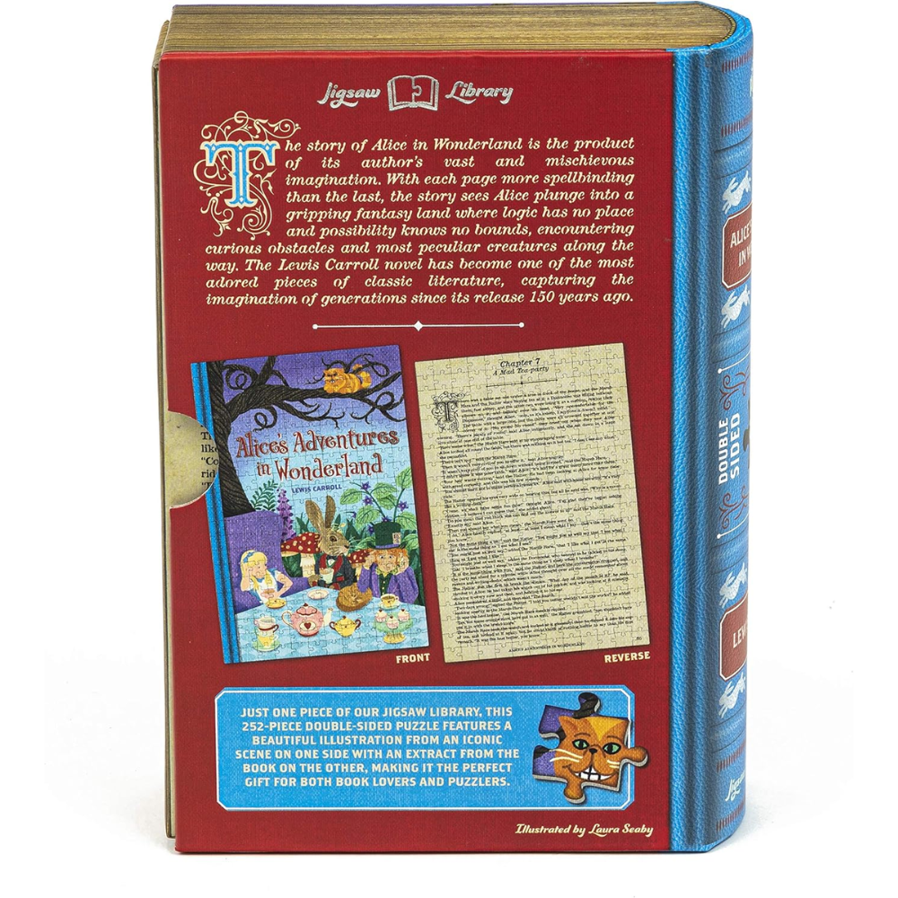 Alice in Wonderland Jigsaw Library