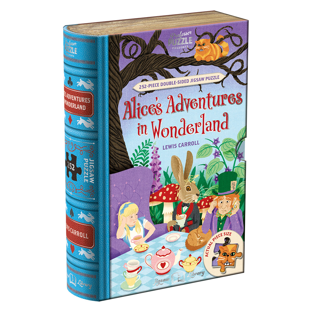 Alice in Wonderland Jigsaw Library