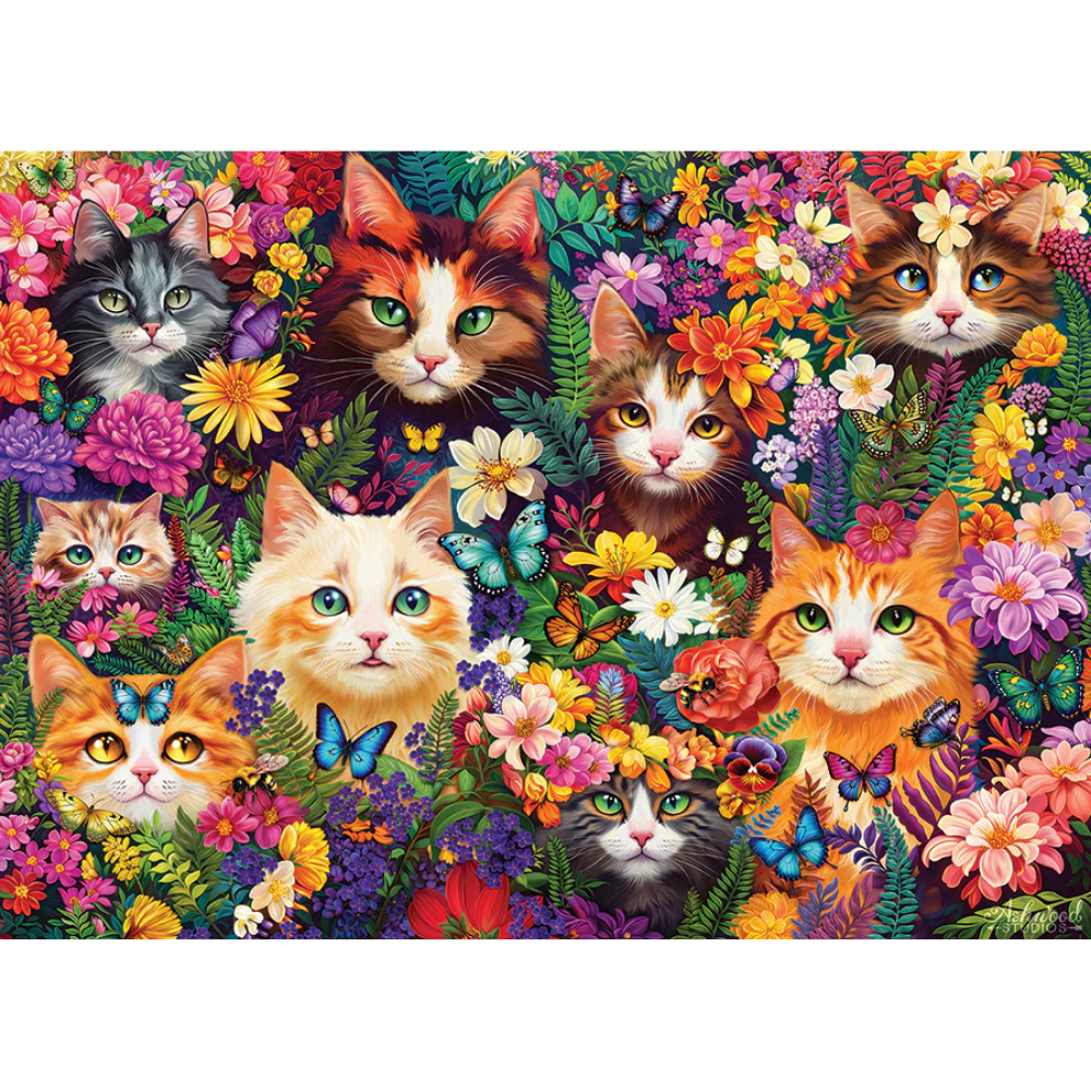 Blooming Whiskers - Thirsty Meeples
