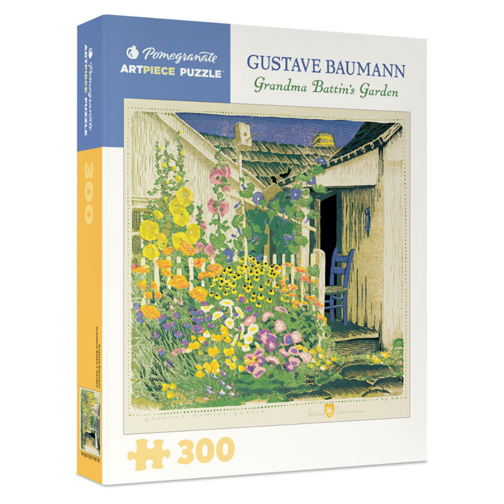 Gustave Baumann: Grandma Battin's Garden - Thirsty Meeples