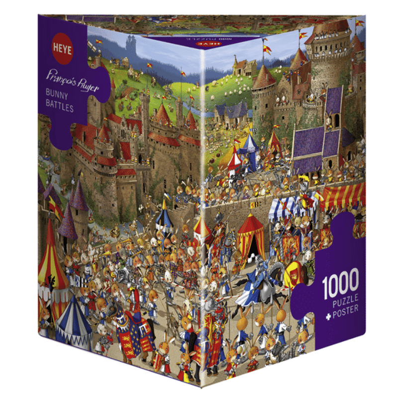 François Ruyer: Bunny Battles (1000 Pieces)