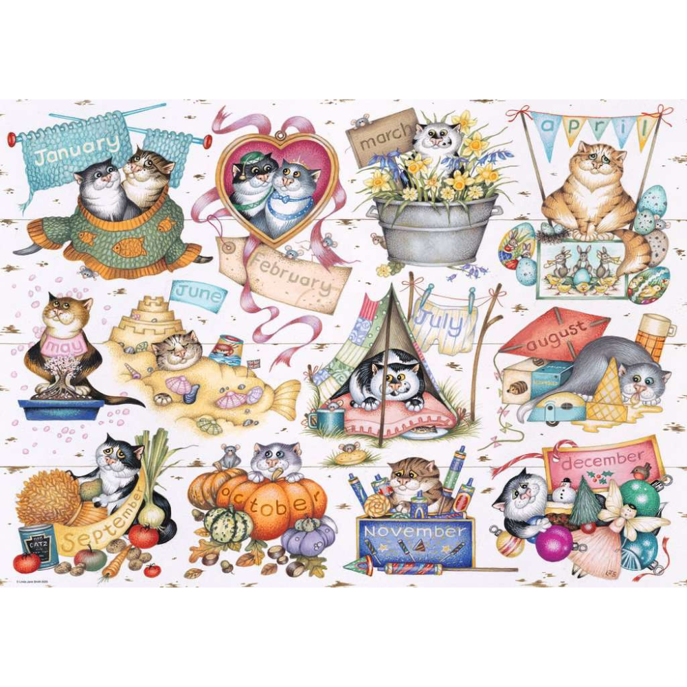 Crazy Cats - A Cat's Year