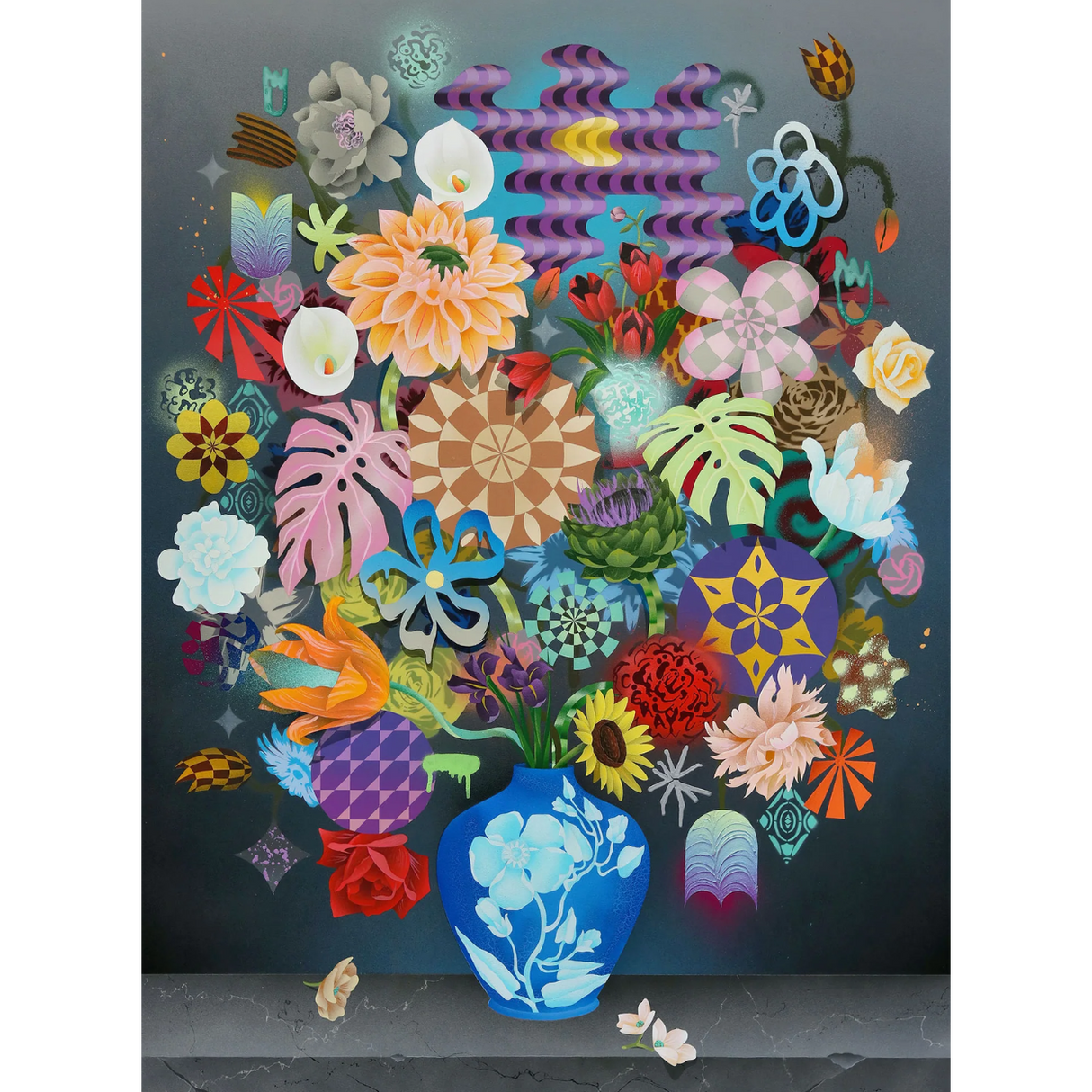 Casey Gray: Still Life with Flowers - Thirsty Meeples