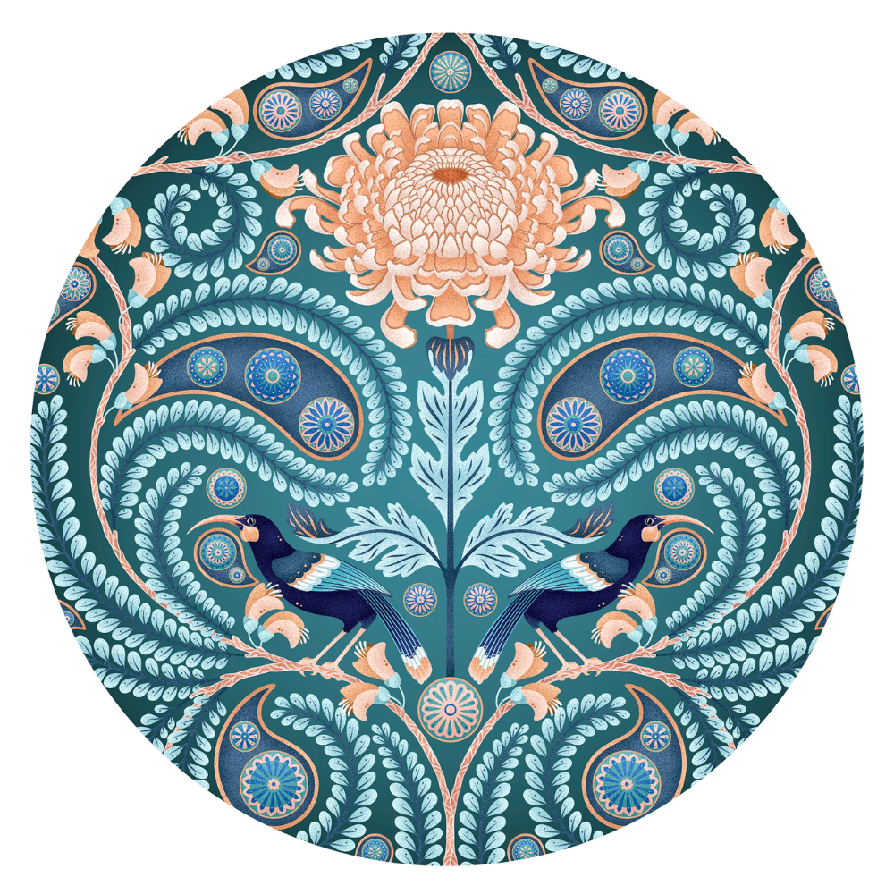 Catherine Marion: Huia and Chrysanthemum