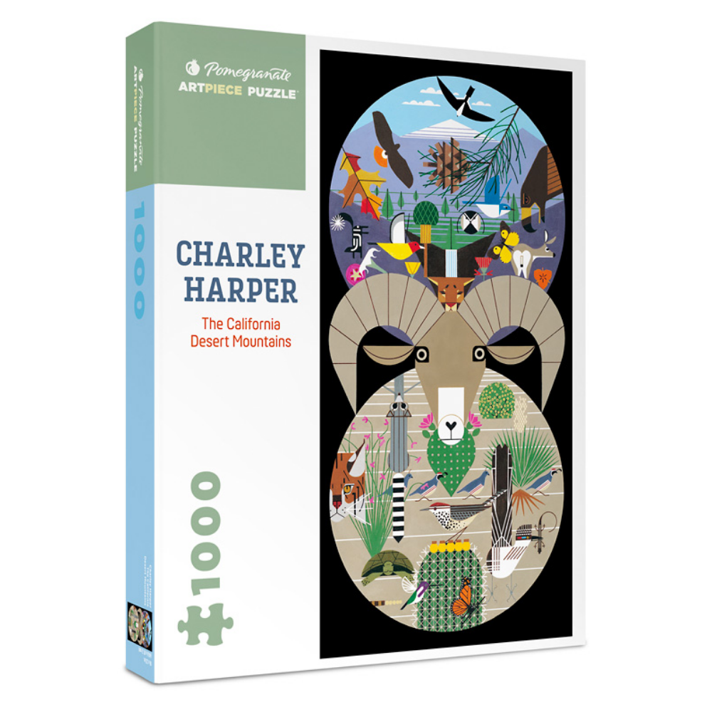 Charley Harper: The California Desert Mountains - Thirsty Meeples
