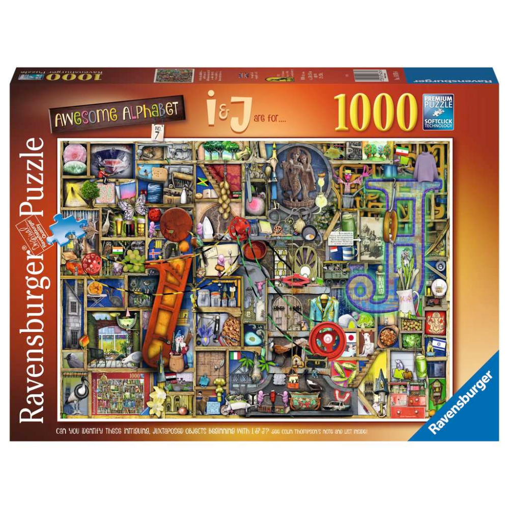 Colin Thompson: Awesome Alphabet I & J