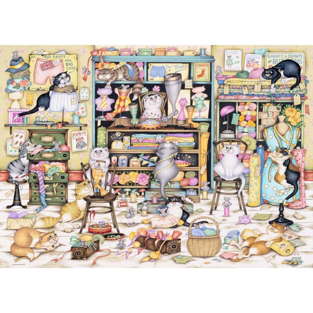 Crazy Cats... Mrs Hardwick's Haberdashery