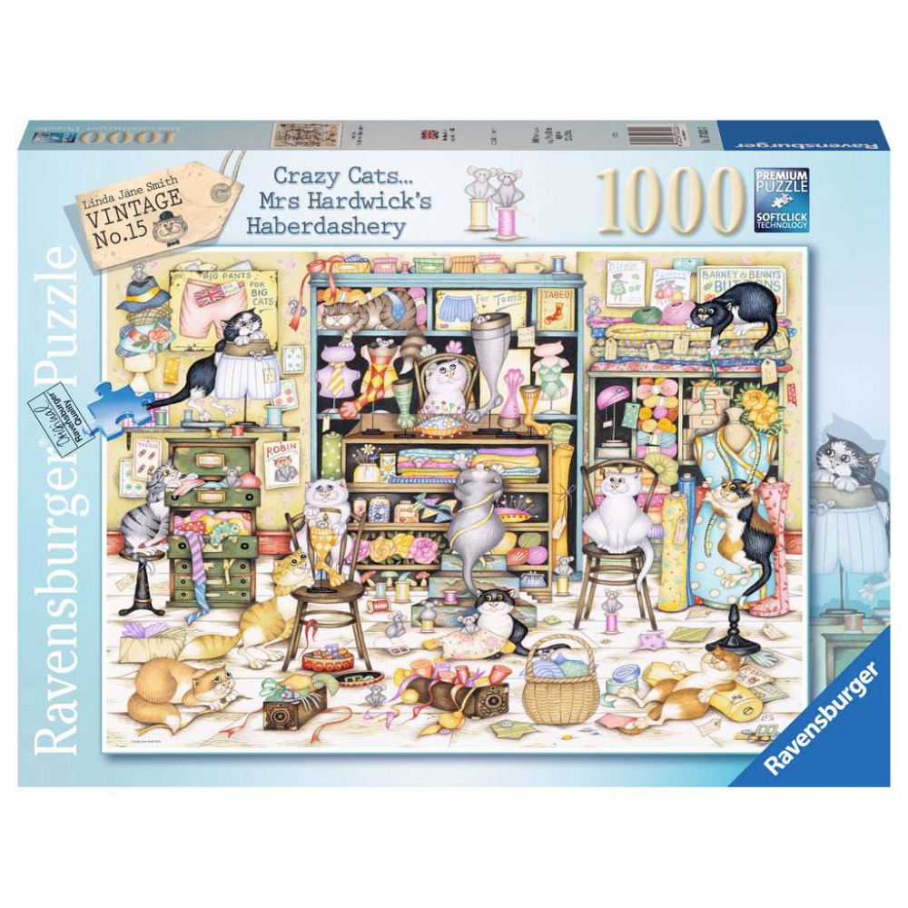 Crazy Cats... Mrs Hardwick's Haberdashery