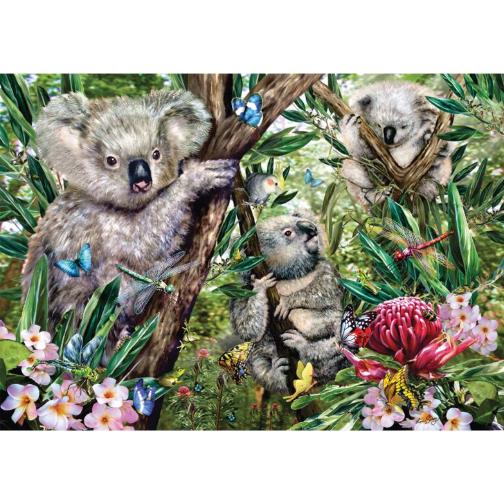 Cute Koala Family