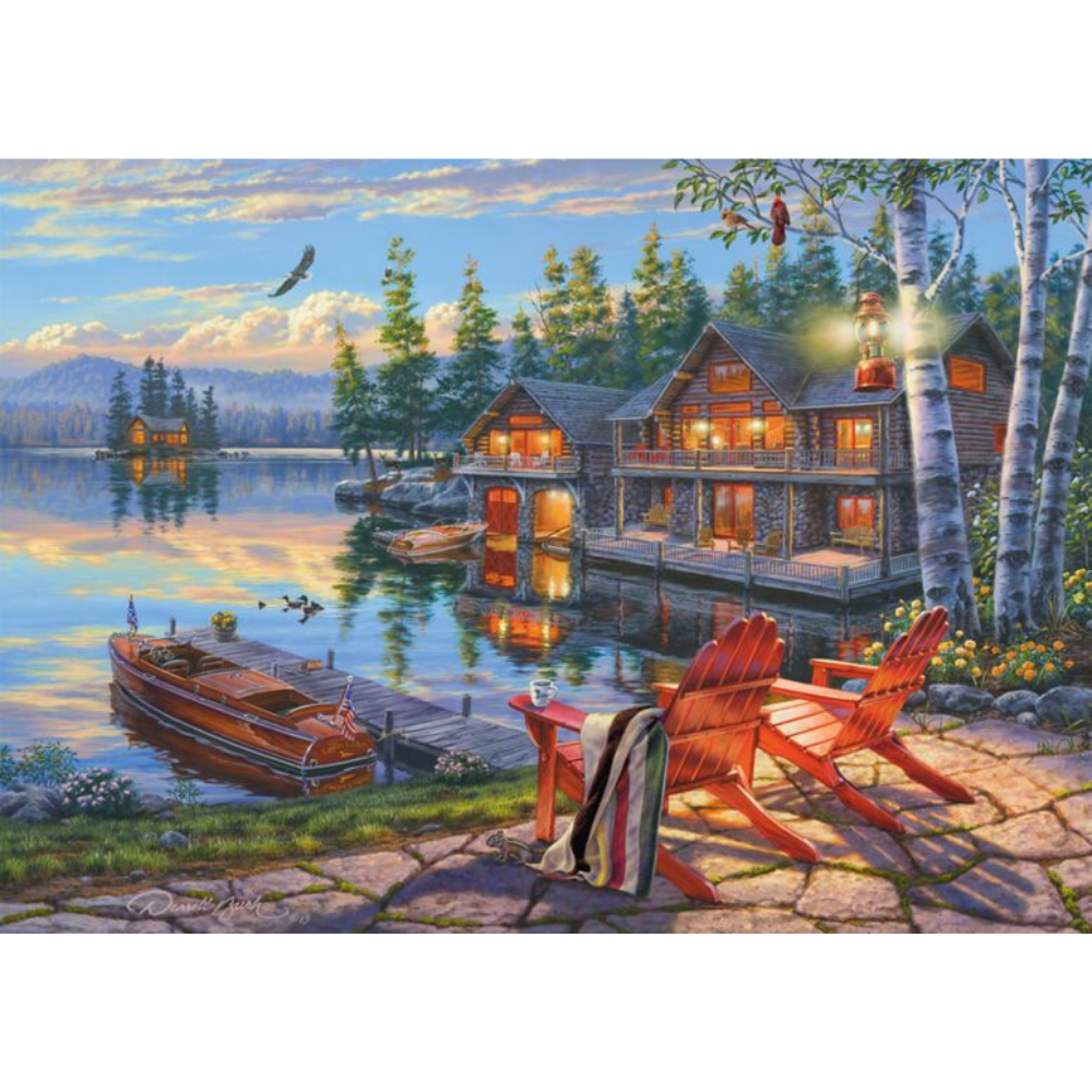 Darrell Bush: The Banks of Loon Lake, New York