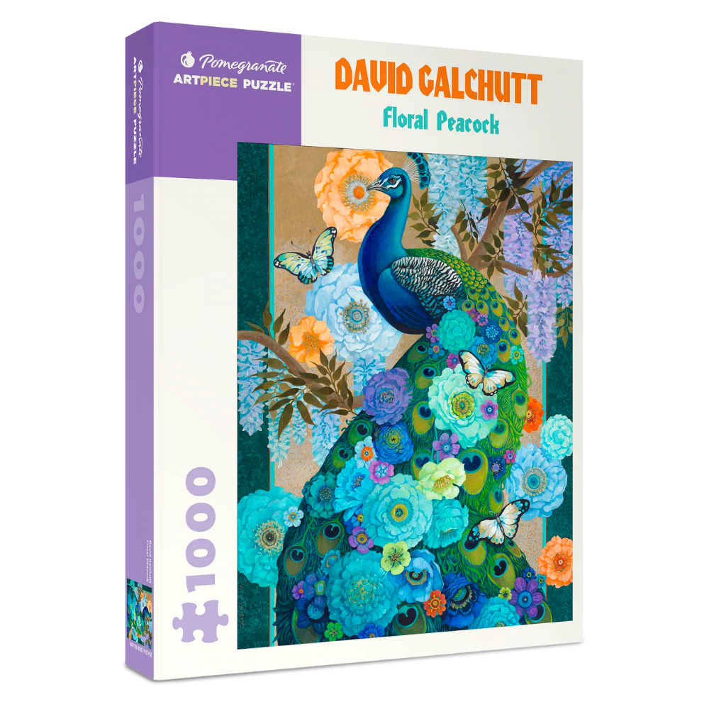 David Galchutt: Floral Peacock - Thirsty Meeples
