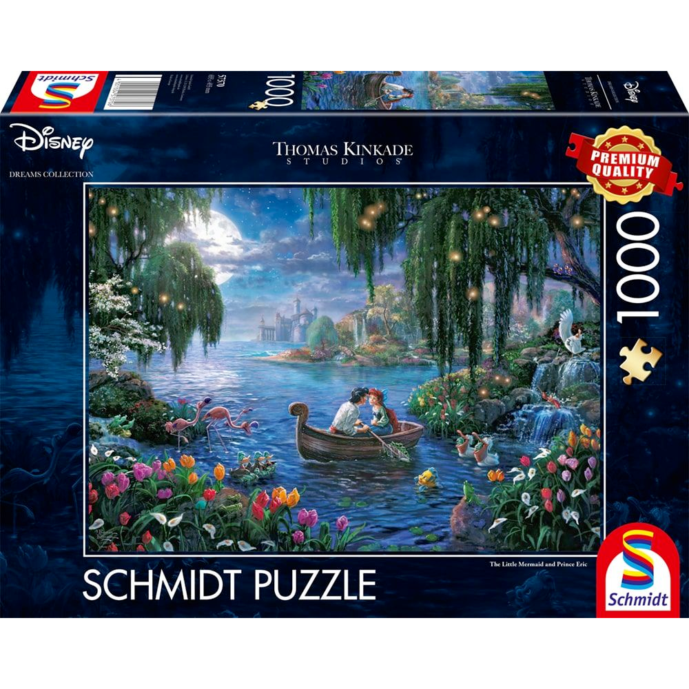 Disney Dreams Collection: The Little Mermaid and Prince Eric (1000 Pieces) - Thirsty Meeples