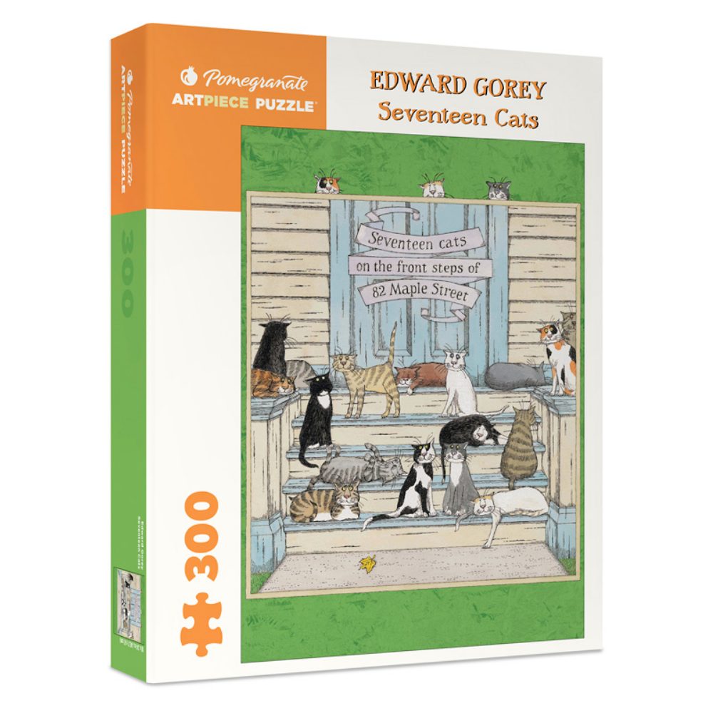 Edward Gorey: Seventeen Cats - Thirsty Meeples