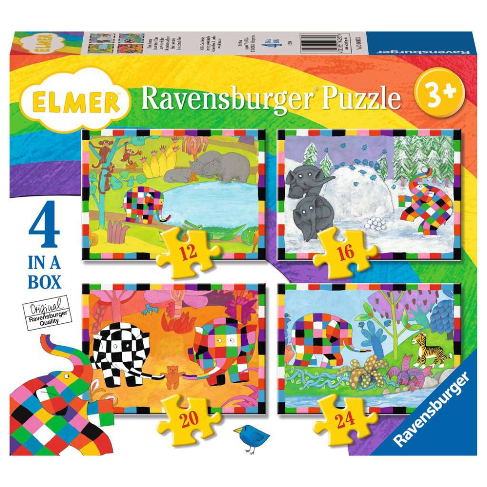 Elmer the Elephant (4 in a Box)