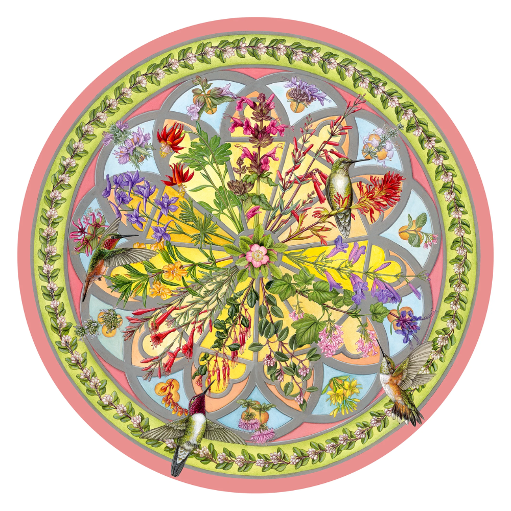 Erin E. Hunter: Floral Compass - Thirsty Meeples