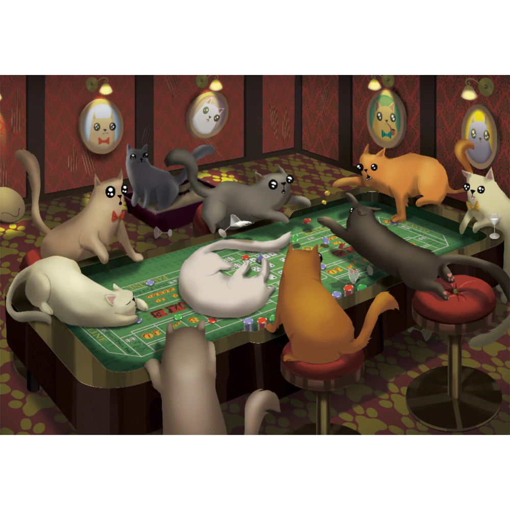 Cats Playing Craps