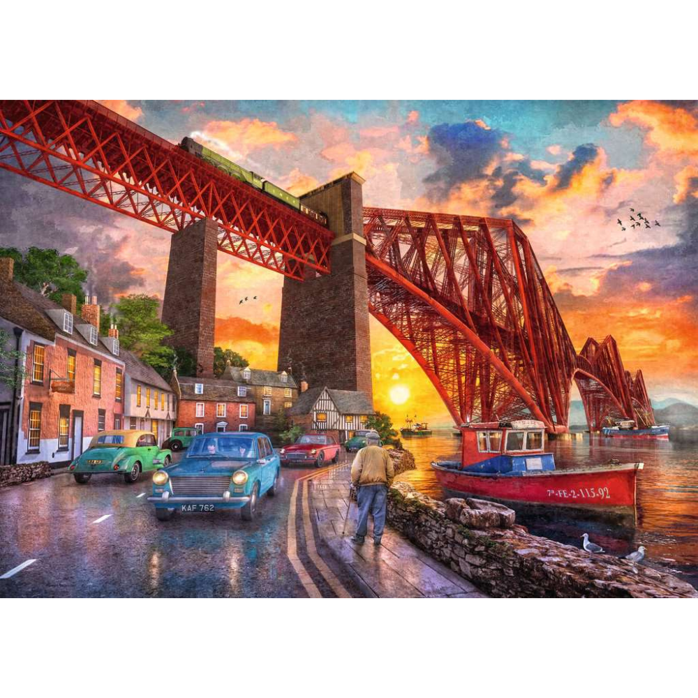 Forth Bridge at Sunset