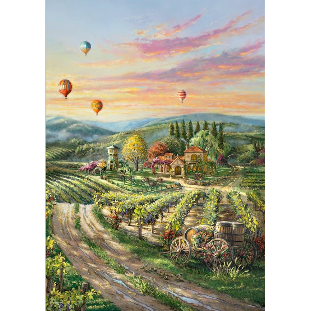 Thomas Kinkade: Peaceful Valley Vineyard