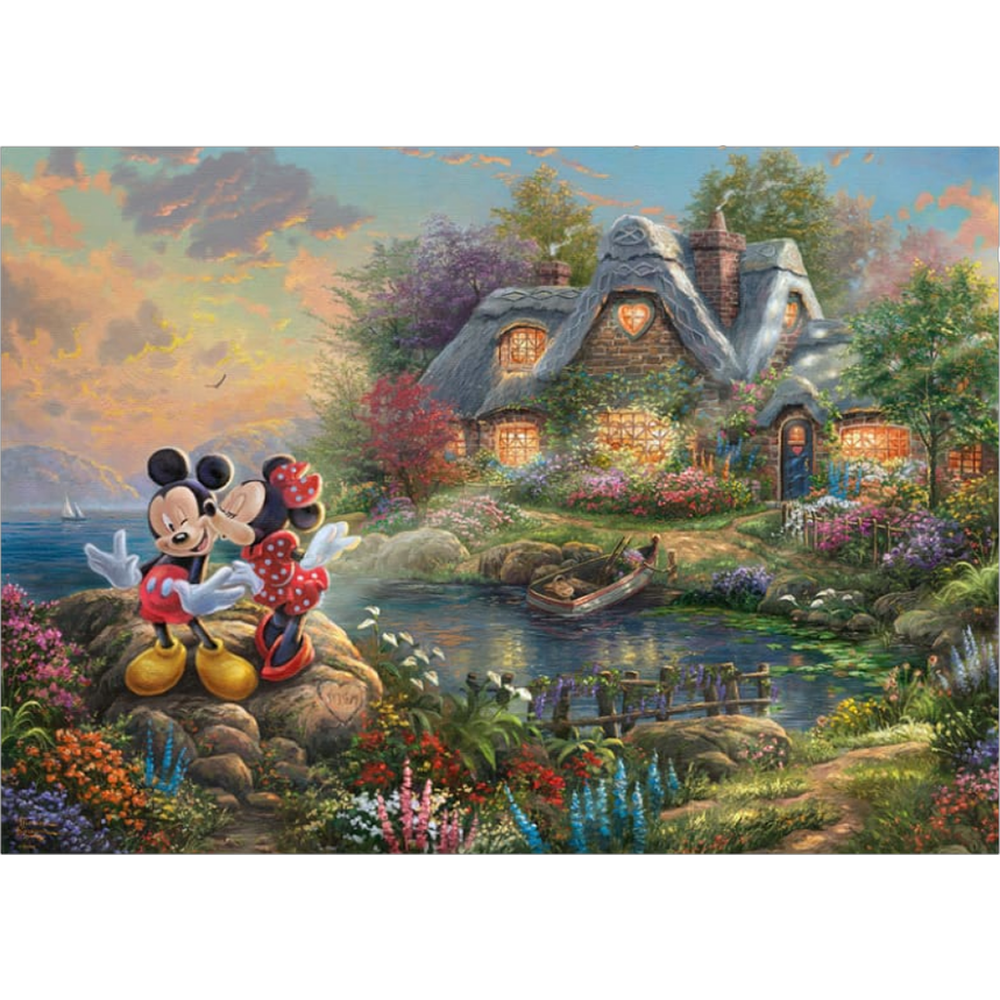 Thomas Kinkade: Mickey and Minnie Sweetheart Cove
