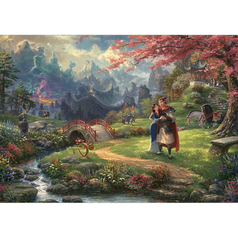 Thomas Kinkade: Mulan Blossoms of Love