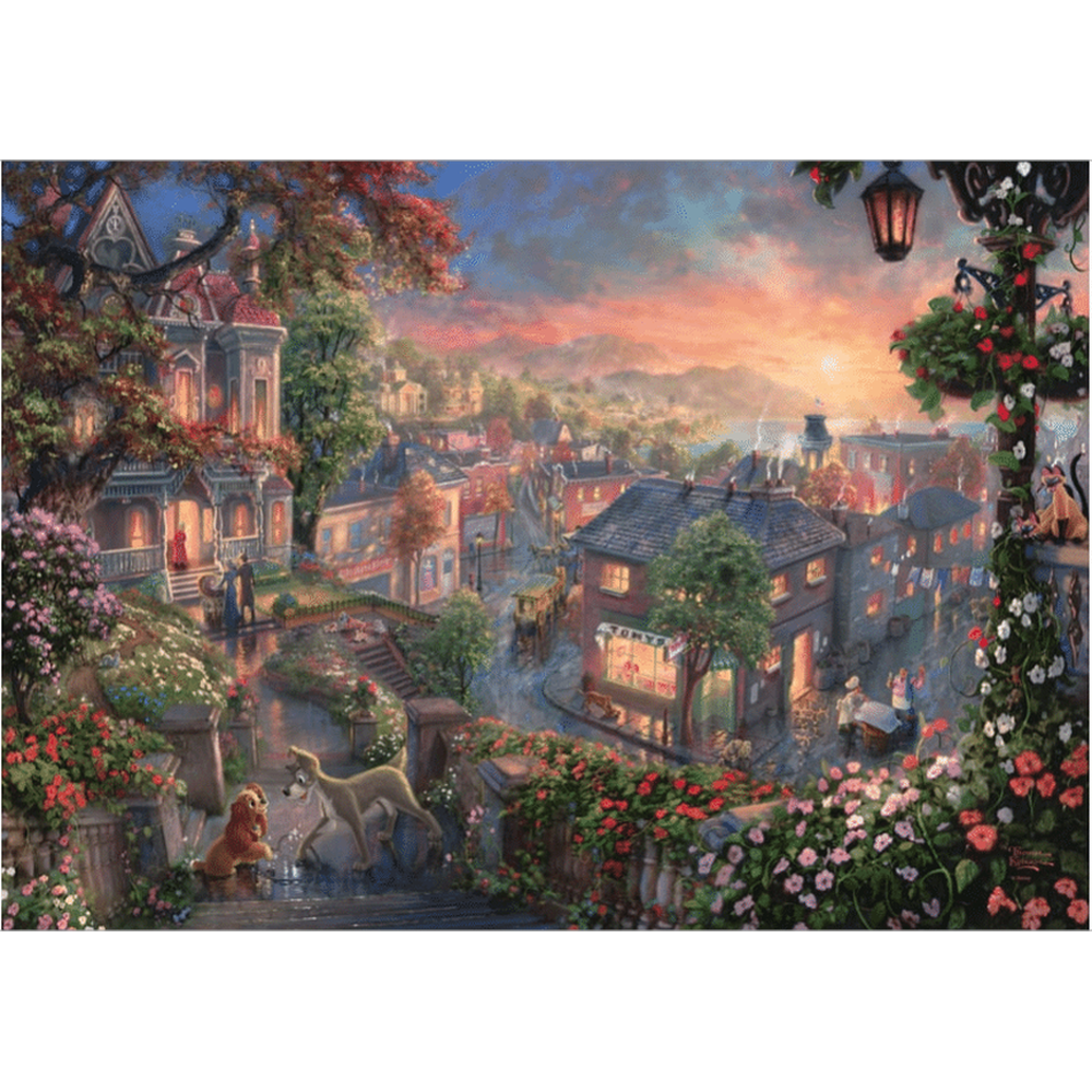 Thomas Kinkade: Lady and the Tramp
