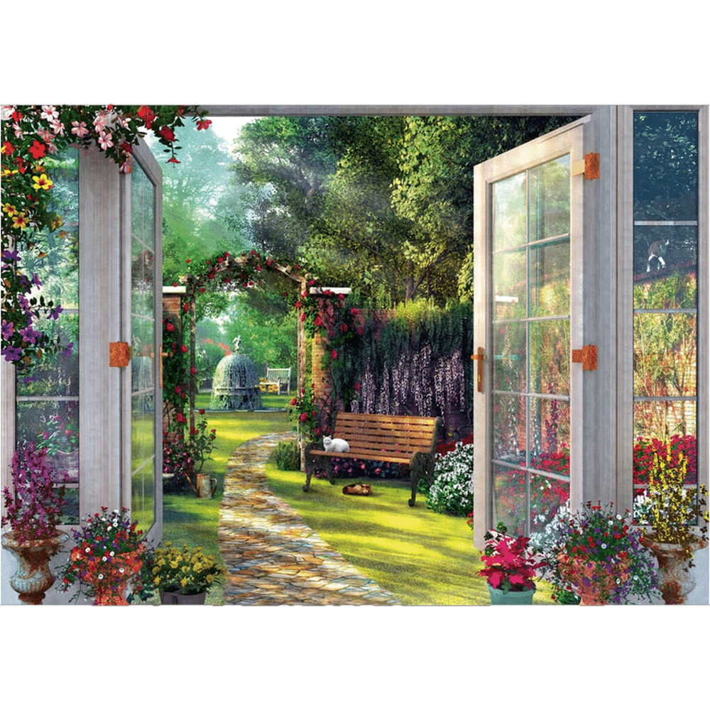 Dominic Davison: View of the Enchanted Gardens