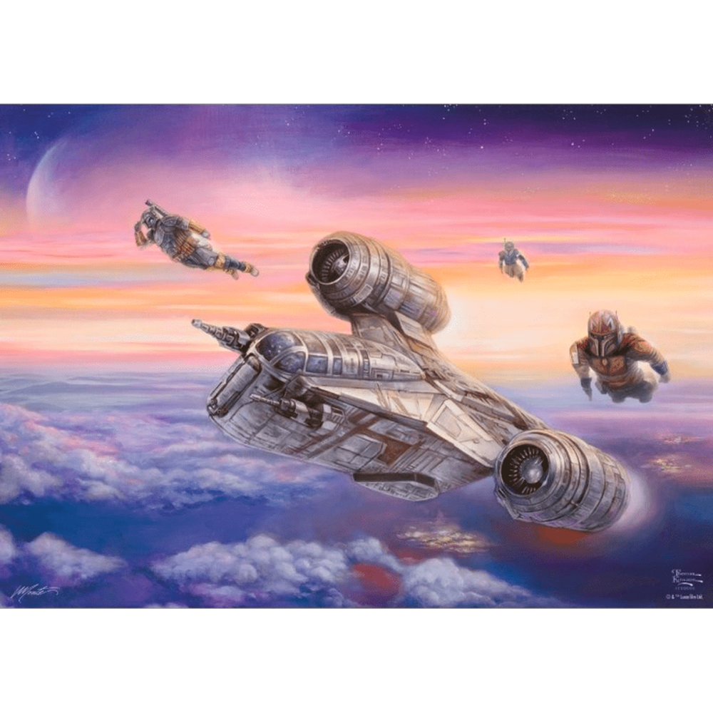 Thomas Kinkade: Star Wars The Mandalorian – The Escort
