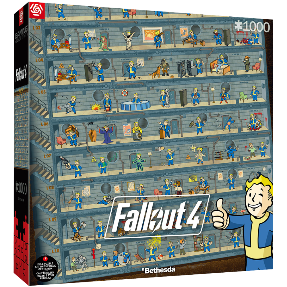 Fallout 4 Perk Poster Puzzle - Thirsty Meeples