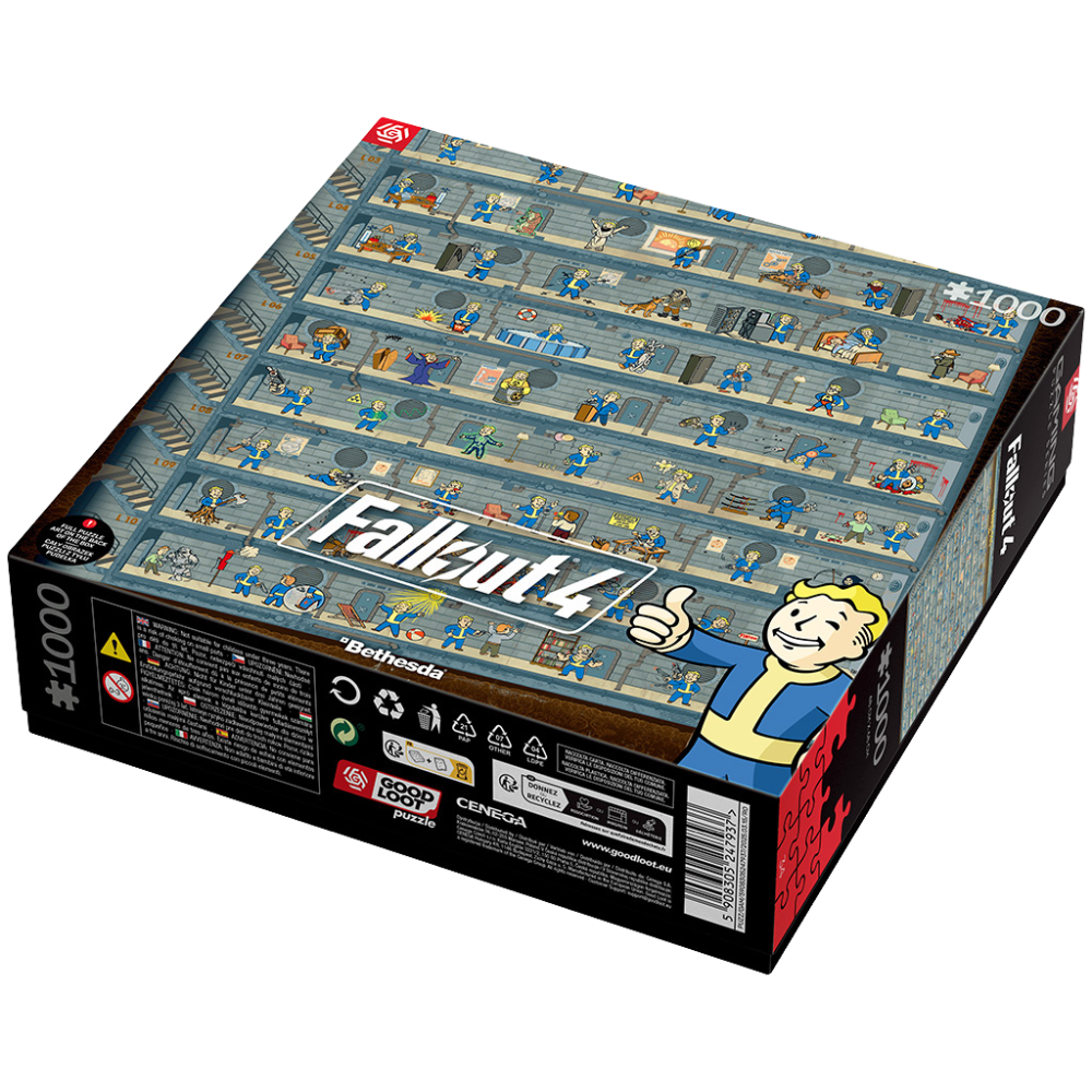 Fallout 4 Perk Poster Puzzle - Thirsty Meeples