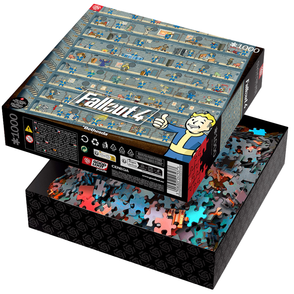 Fallout 4 Perk Poster Puzzle - Thirsty Meeples