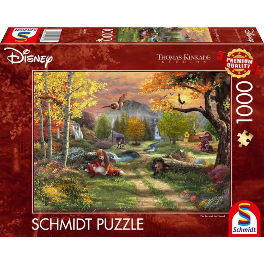 Thomas Kinkade: Disney The Fox and the Hound (PRE-ORDER) - Thirsty Meeples