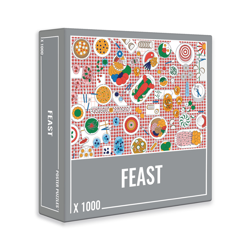 Adult Cloudberries Feast puzzle featuring colorful, detailed food illustrations, ideal for puzzle enthusiasts and collectors.