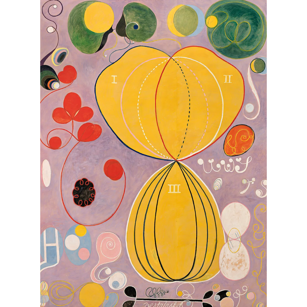 Hilma af Klint Double-Sided Jigsaw Puzzle Set