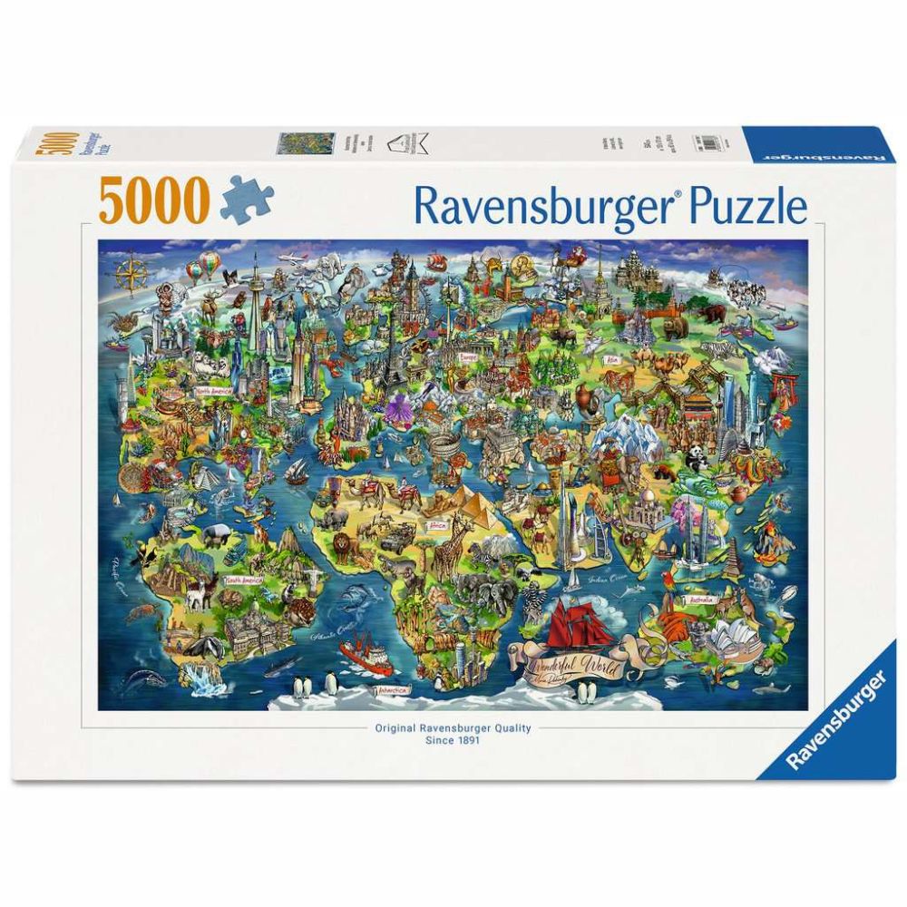 Illustrated World Map