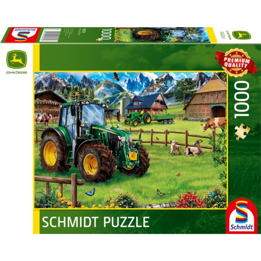 John Deere: Alpine Pasture With 6120 Tractor