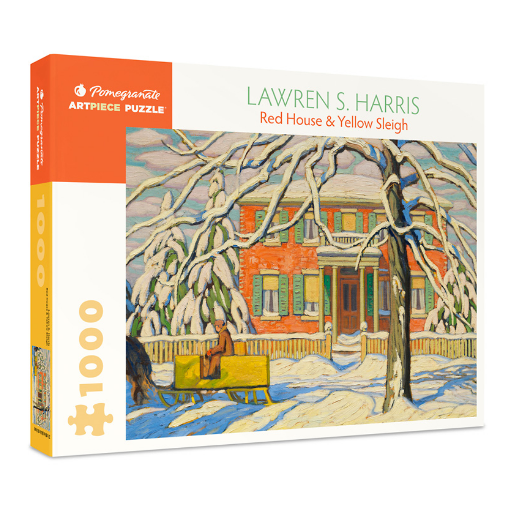 Lawren S. Harris: Red House and Yellow Sleigh - Thirsty Meeples