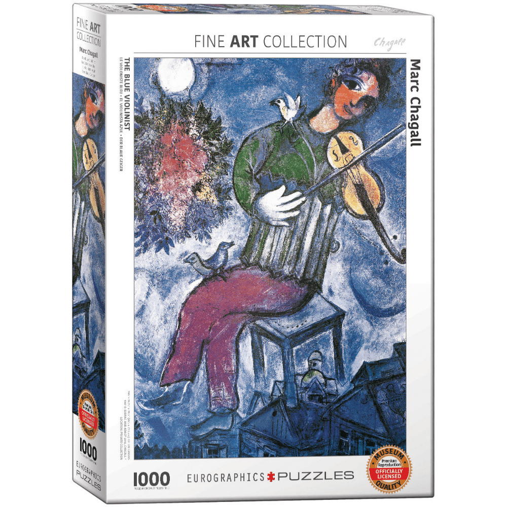 Marc Chagall: Le Violoniste Bleu (1000 Pieces)