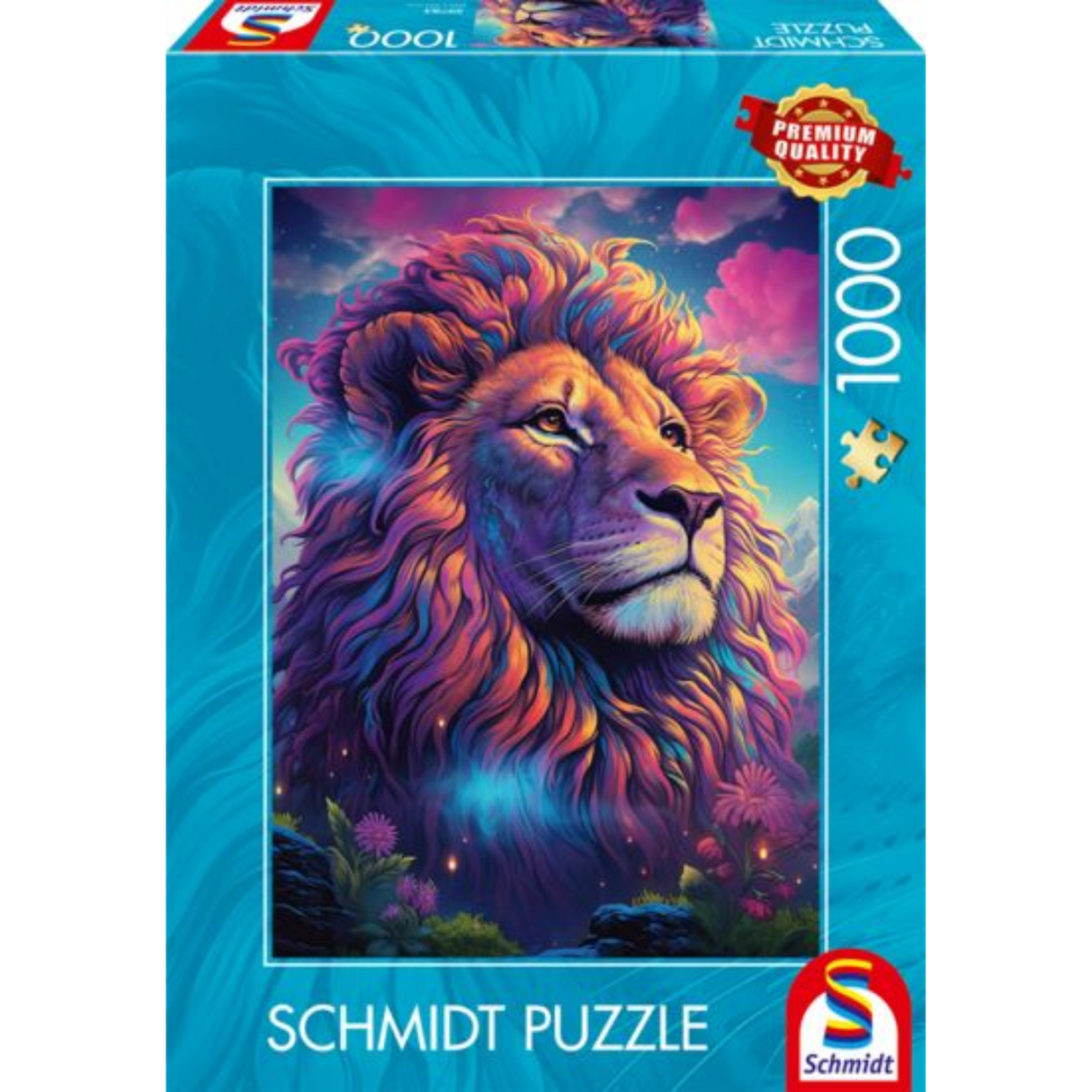 Lion in the Wind of Colours