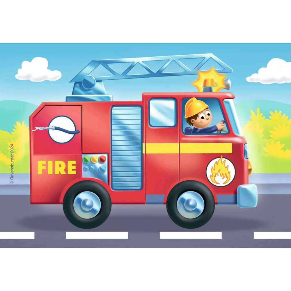 Rescue Vehicles (4 in a Box)