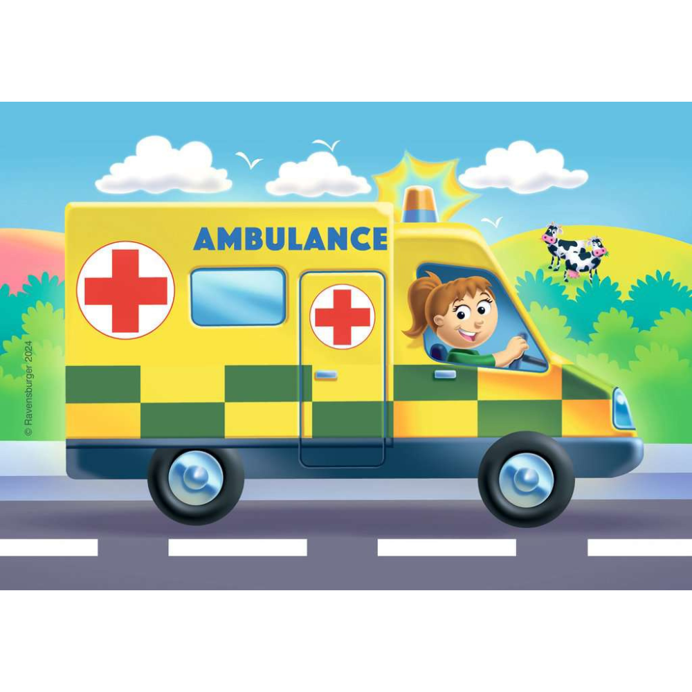 Rescue Vehicles (4 in a Box)