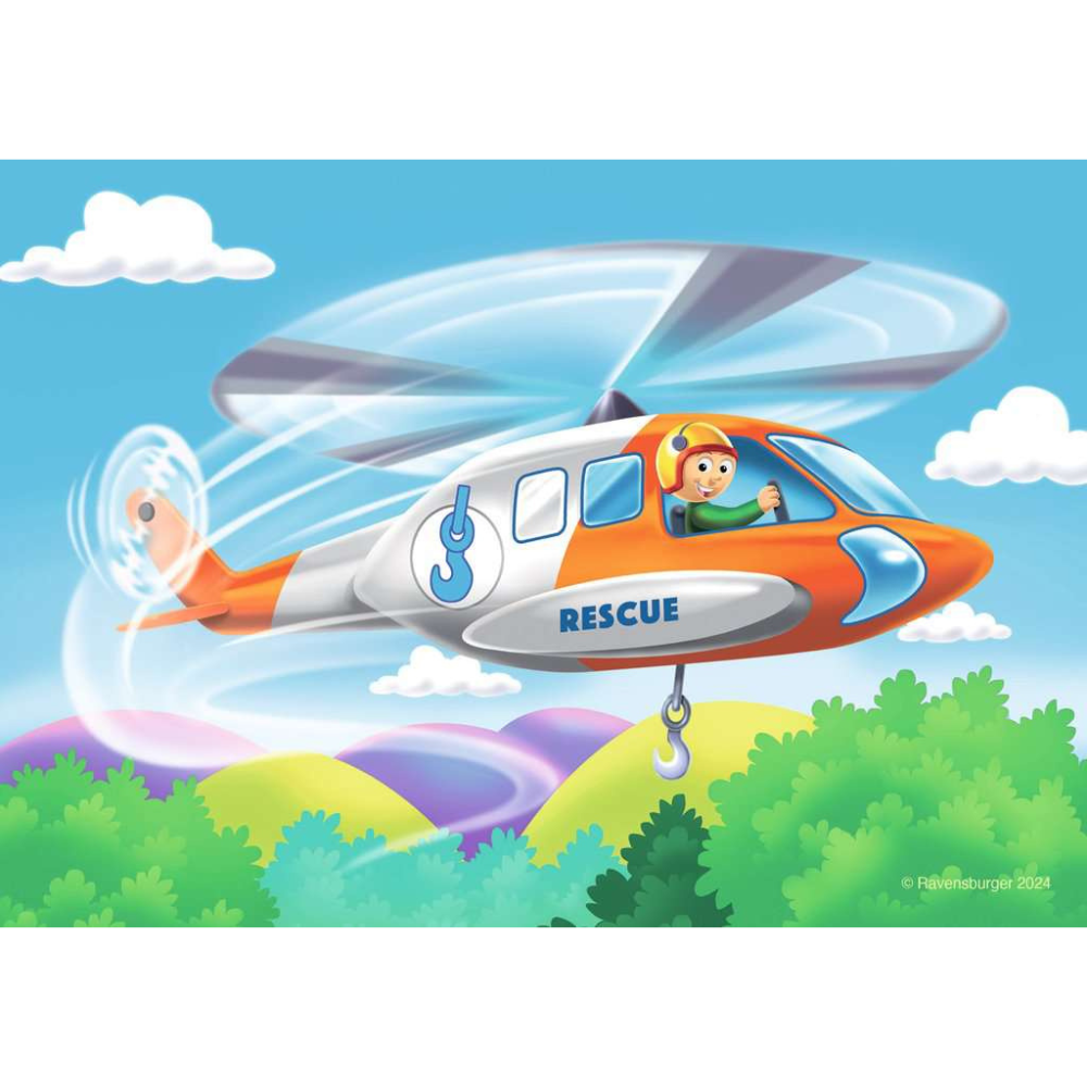 Rescue Vehicles (4 in a Box)