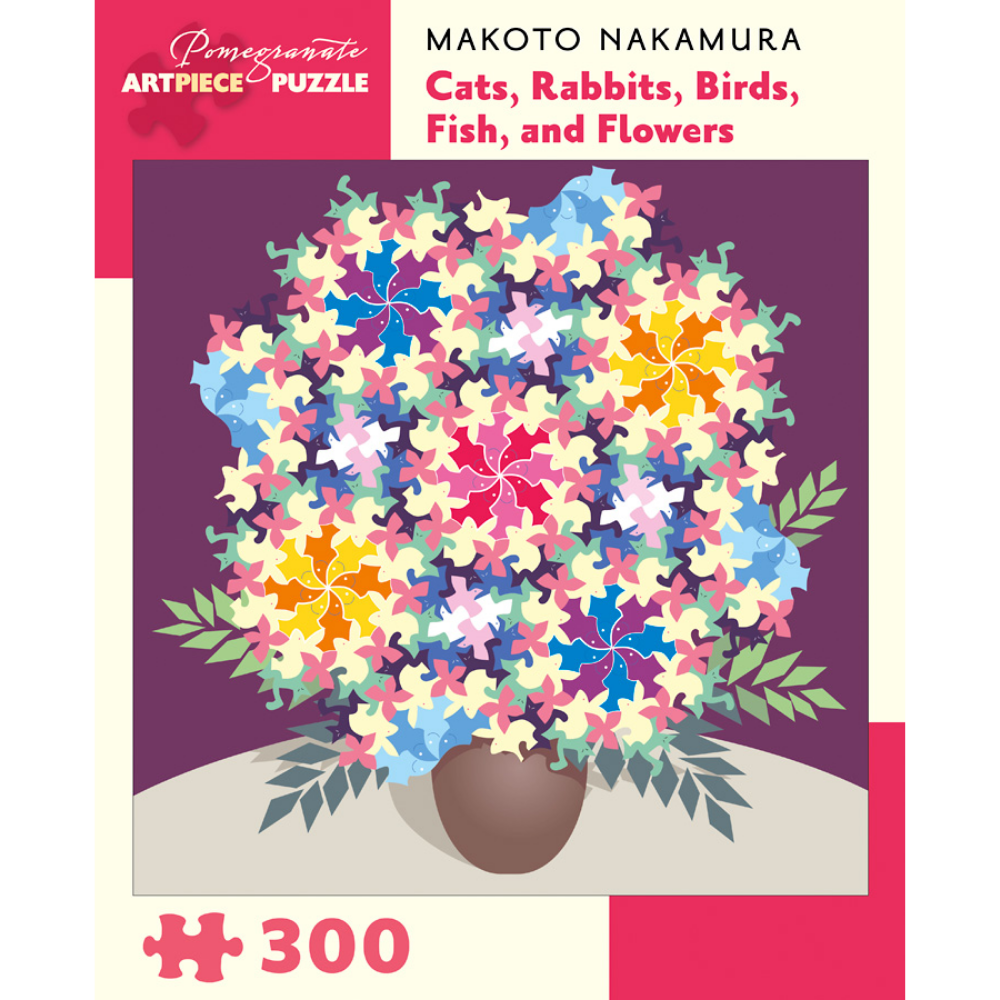 Makoto Nakamura: Cats, Rabbits, Birds, Fish, and Flowers - Thirsty Meeples