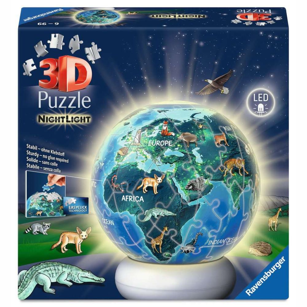 Nightlight Puzzle: Earth at Night
